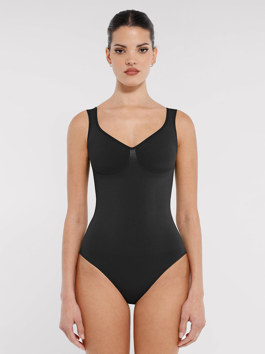 Lush Sculpt Naadloze Corrigerende Body voor Dames: Comfortabele Elegantie met Diamanthalslijn