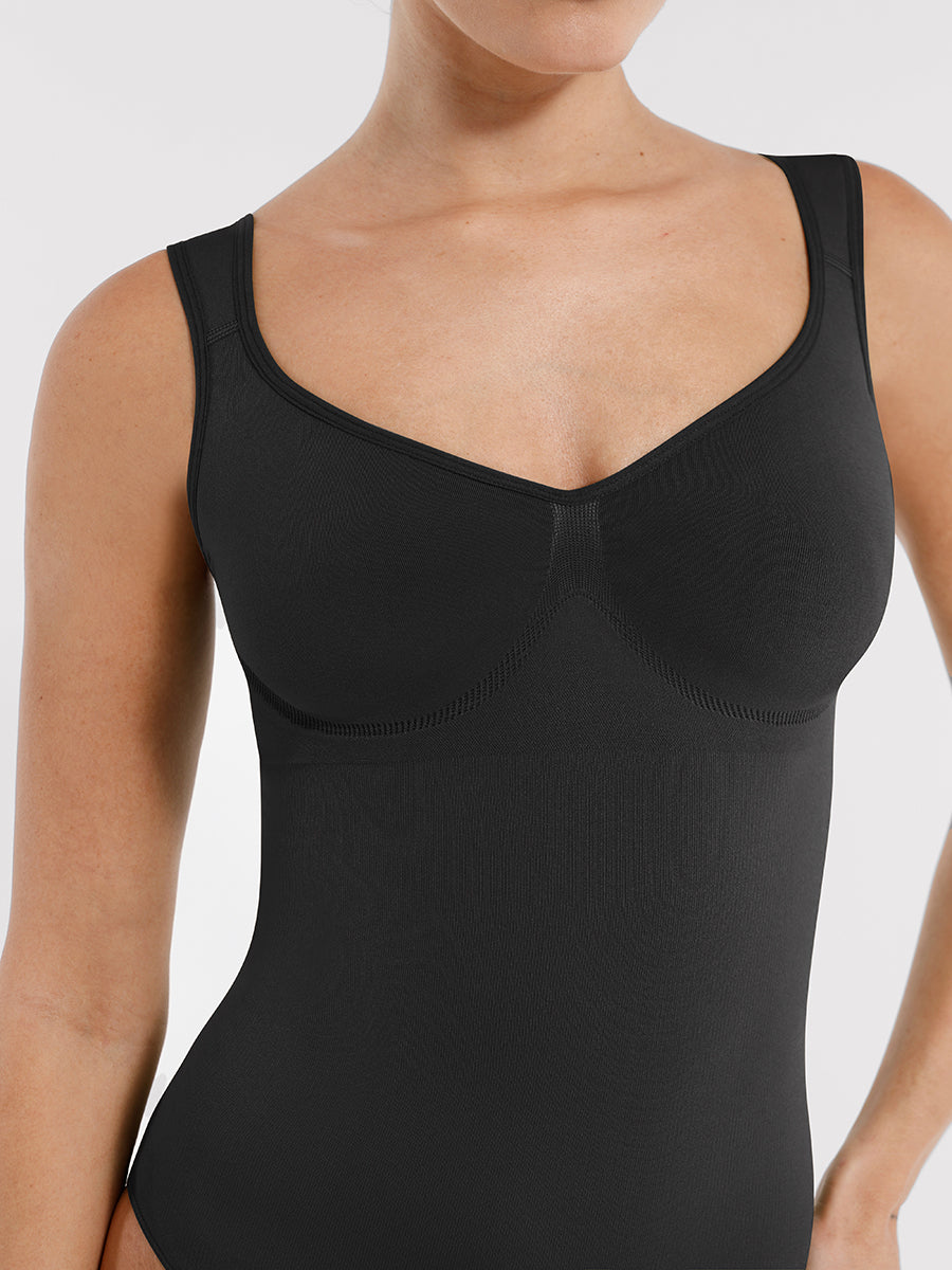 Lush Sculpt Naadloze Corrigerende Body voor Dames: Comfortabele Elegantie met Diamanthalslijn