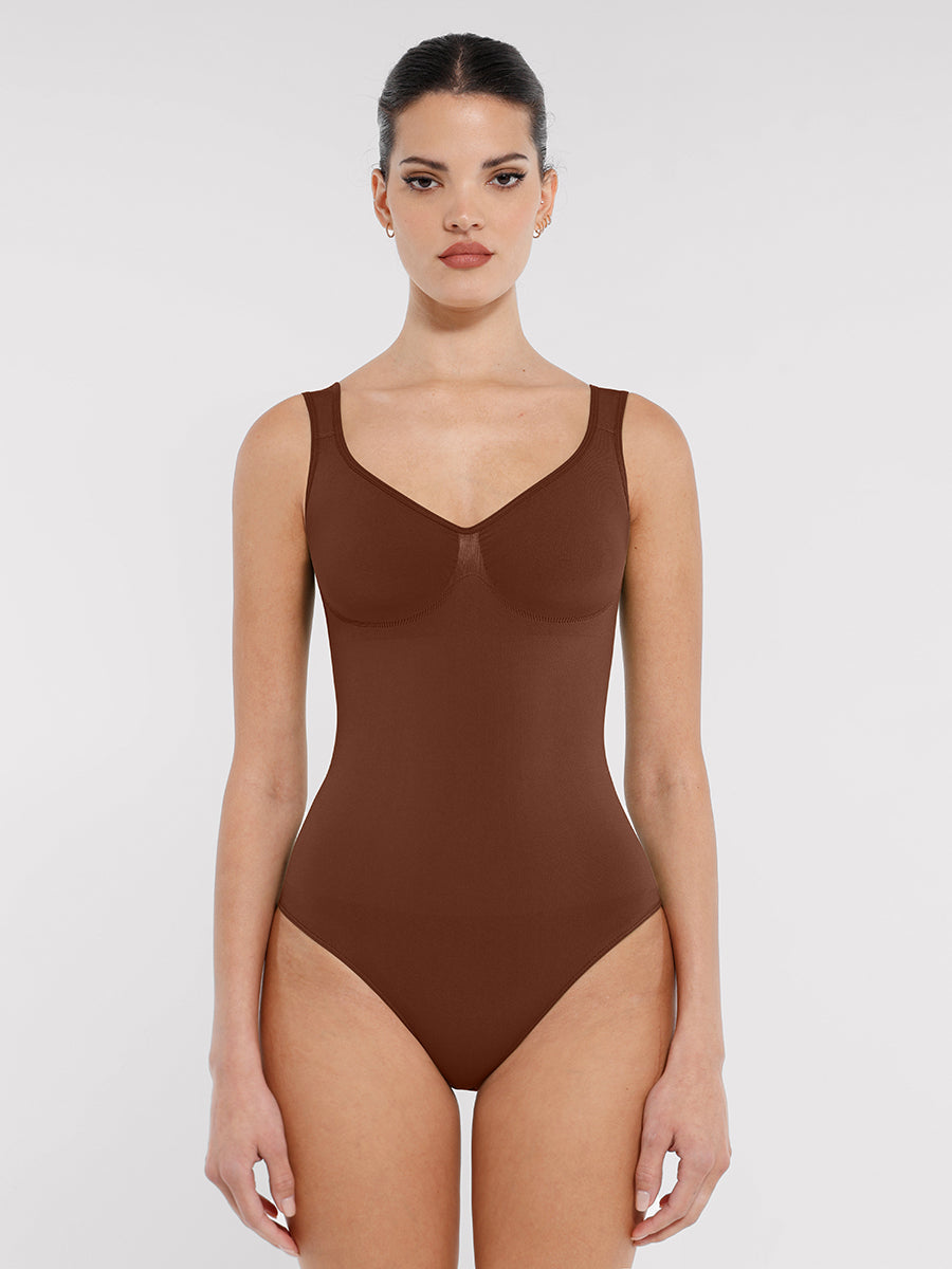 Lush Sculpt Naadloze Corrigerende Body voor Dames: Comfortabele Elegantie met Diamanthalslijn