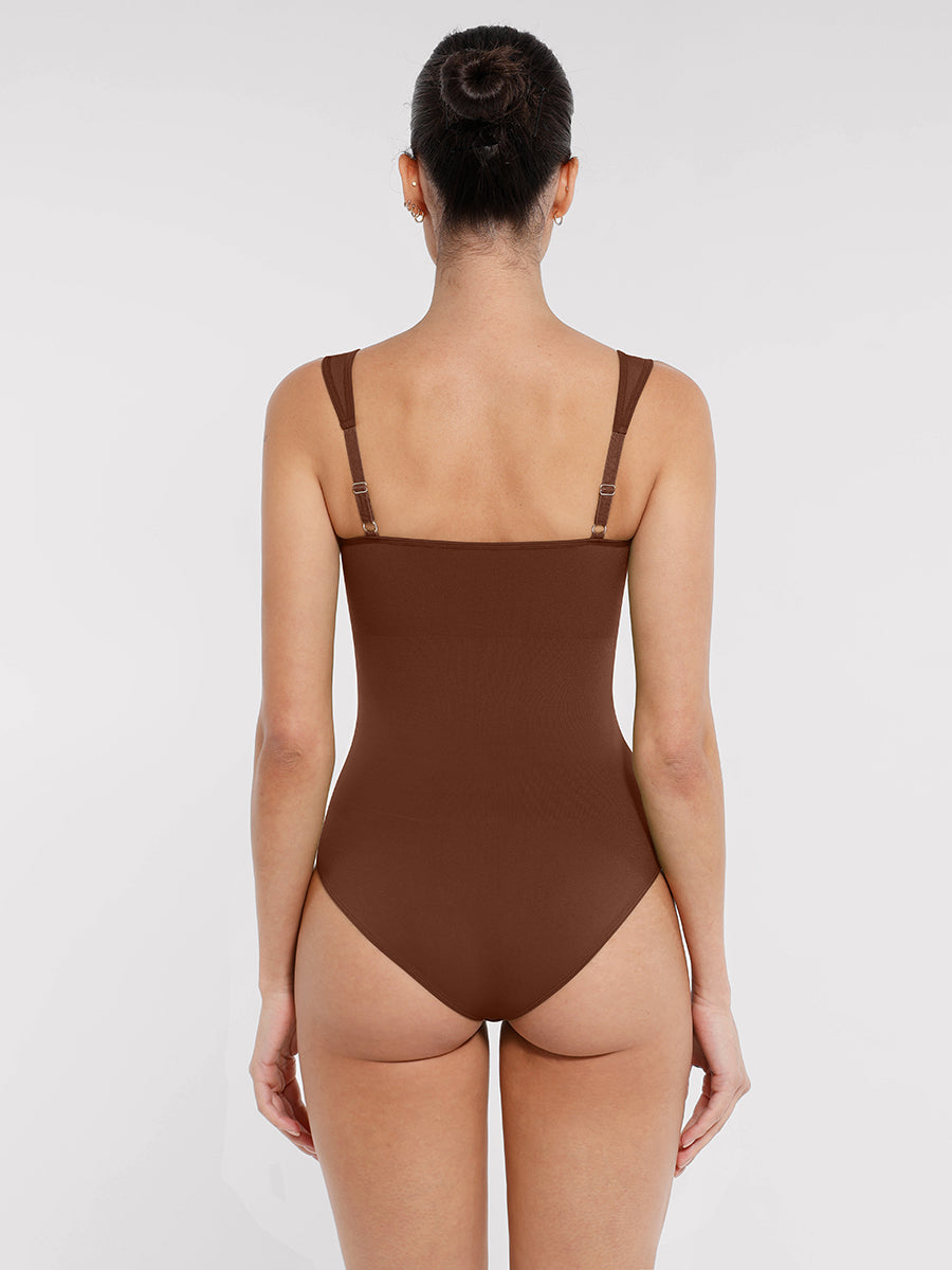 Lush Sculpt Naadloze Corrigerende Body voor Dames: Comfortabele Elegantie met Diamanthalslijn