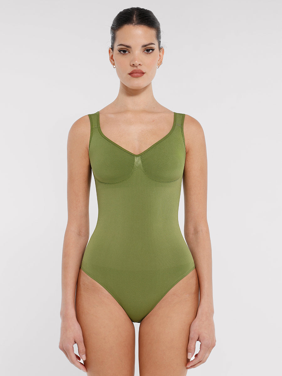 Lush Sculpt Naadloze Corrigerende Body voor Dames: Comfortabele Elegantie met Diamanthalslijn