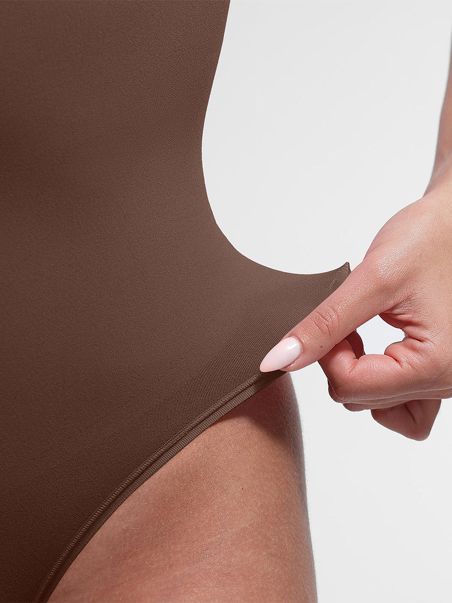 Lush CurveTee Naadloze Vormgevende T-Shirt Bodysuit: Comfortabel Liftend & Corrigerend Effect