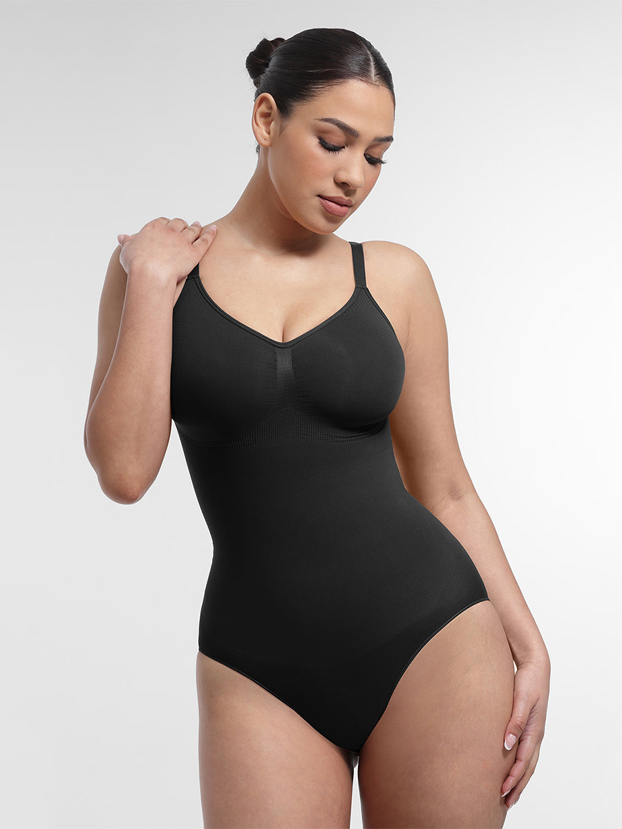 Lush Essence Naadloos Corrigerend Bodysuit: Comfortabele Body Shaper met Slipje