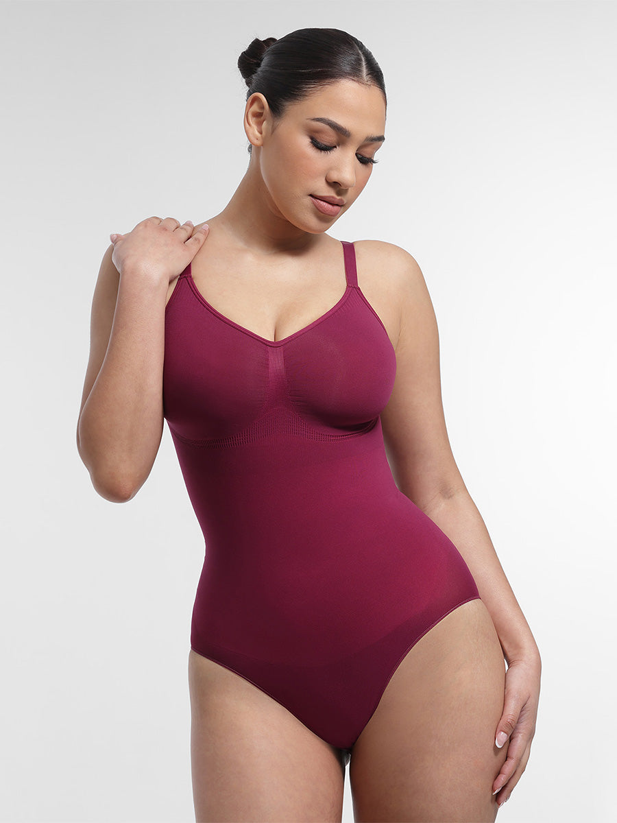 Lush Essence Naadloos Corrigerend Bodysuit: Comfortabele Body Shaper met Slipje
