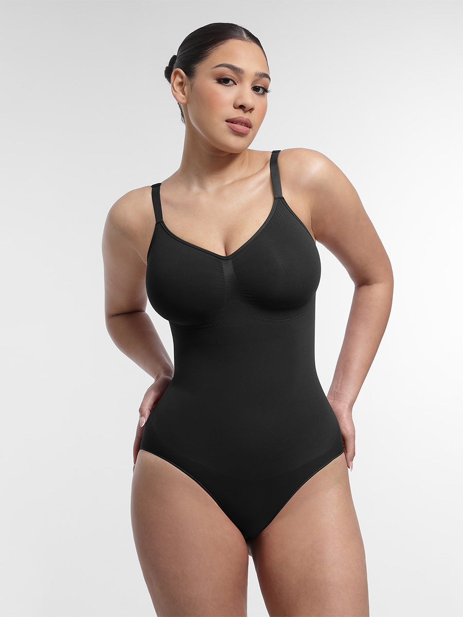 Lush Essence Naadloos Corrigerend Bodysuit: Comfortabele Body Shaper met Slipje