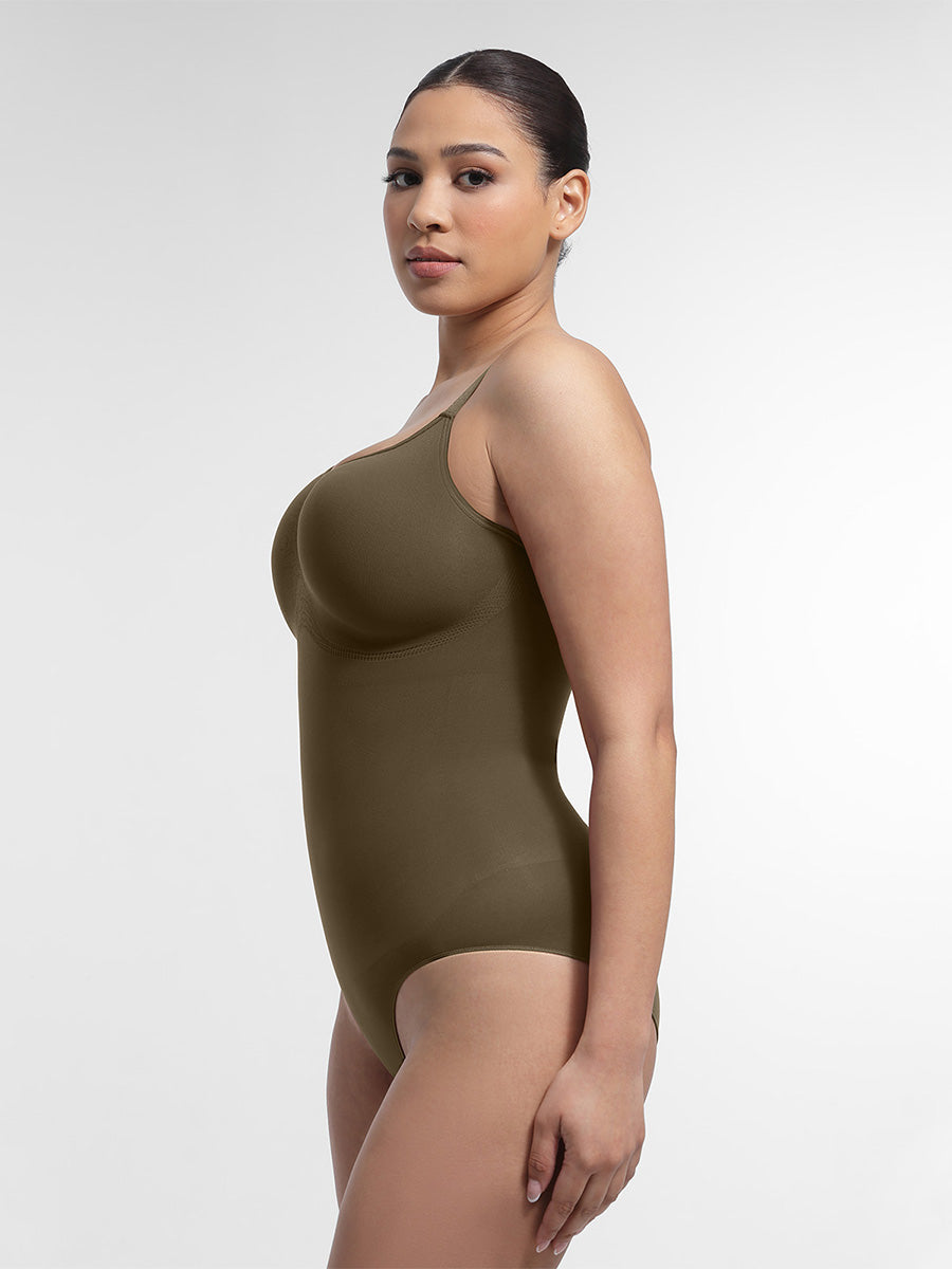 Lush Essence Naadloos Corrigerend Bodysuit: Comfortabele Body Shaper met Slipje