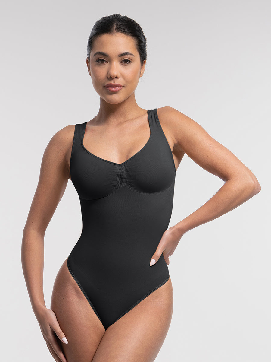 Luxe Naadloze Shapewear Bodysuit Tanktop: Ultiem Comfort, Slank Figuur