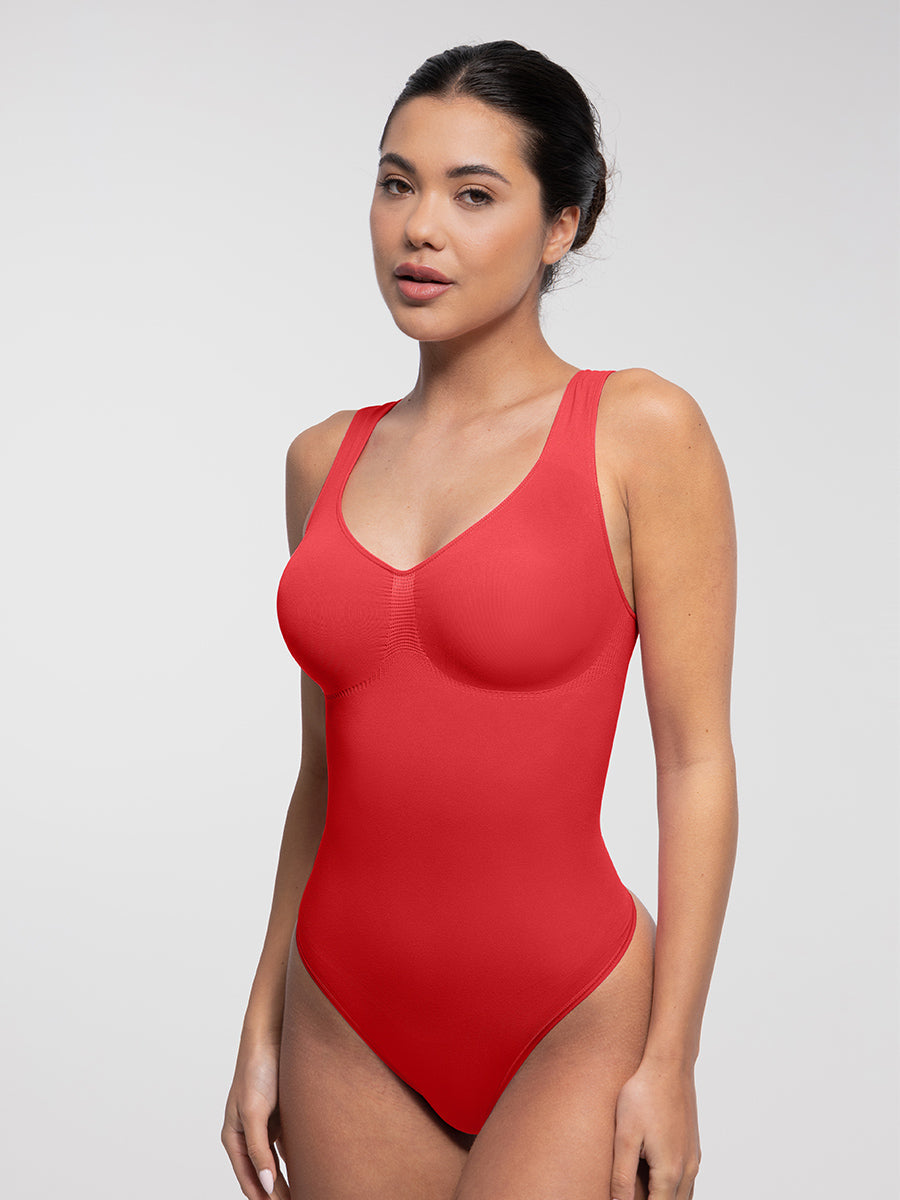 Luxe Naadloze Shapewear Bodysuit Tanktop: Ultiem Comfort, Slank Figuur