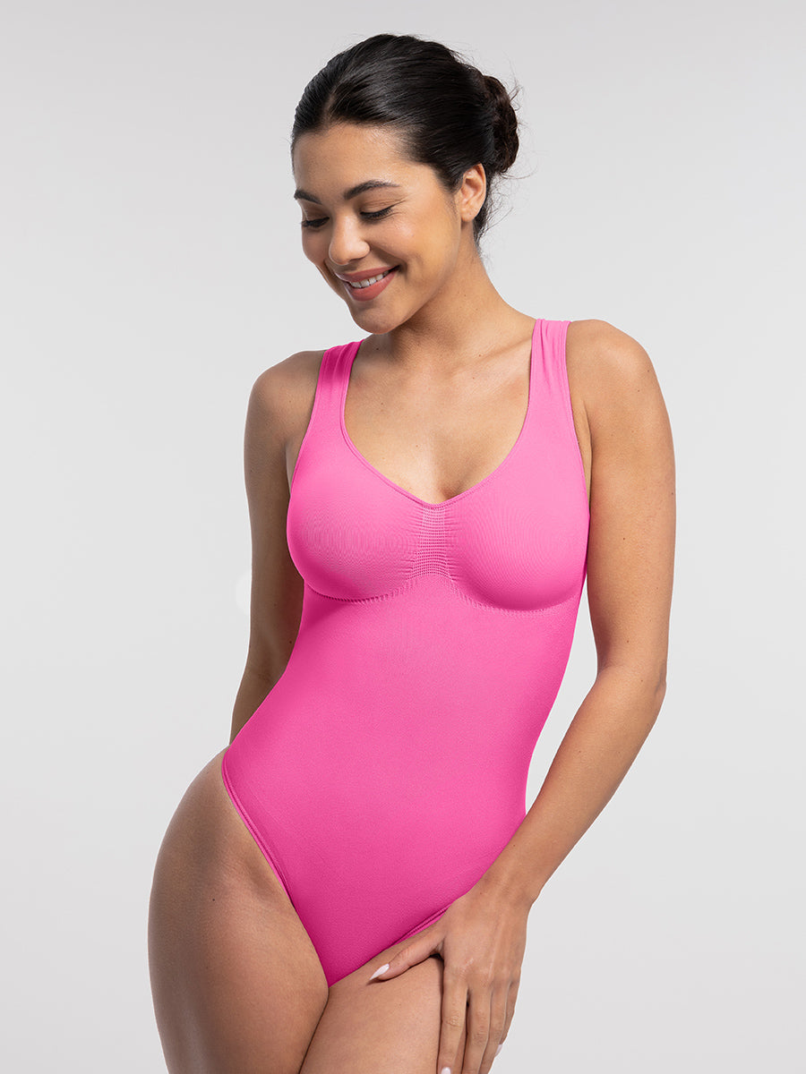 Luxe Naadloze Shapewear Bodysuit Tanktop: Ultiem Comfort, Slank Figuur