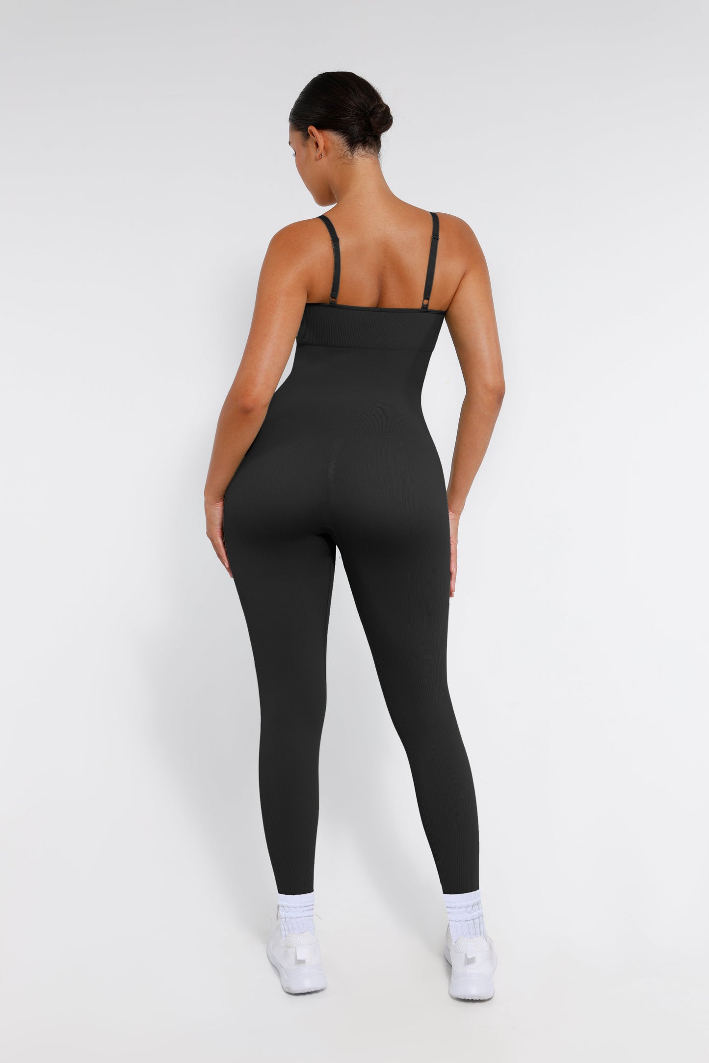 Lush Naadloze Corrigerende Jumpsuit: Comfortabele Spaghetti Bandjes Bodysuit Shapewear Dames