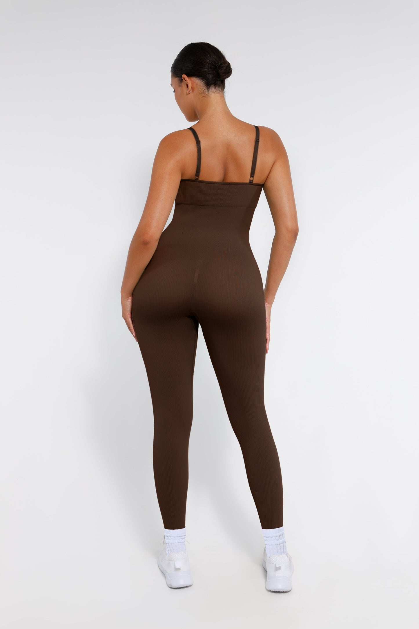 Lush Naadloze Corrigerende Jumpsuit: Comfortabele Spaghetti Bandjes Bodysuit Shapewear Dames